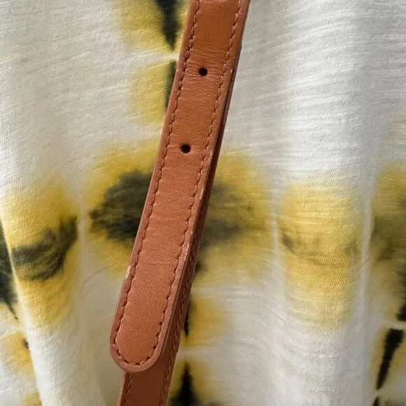 Rebecca Minkoff Skylar Woven Leather Crossbody Bag Tan - Picture 5 of 16